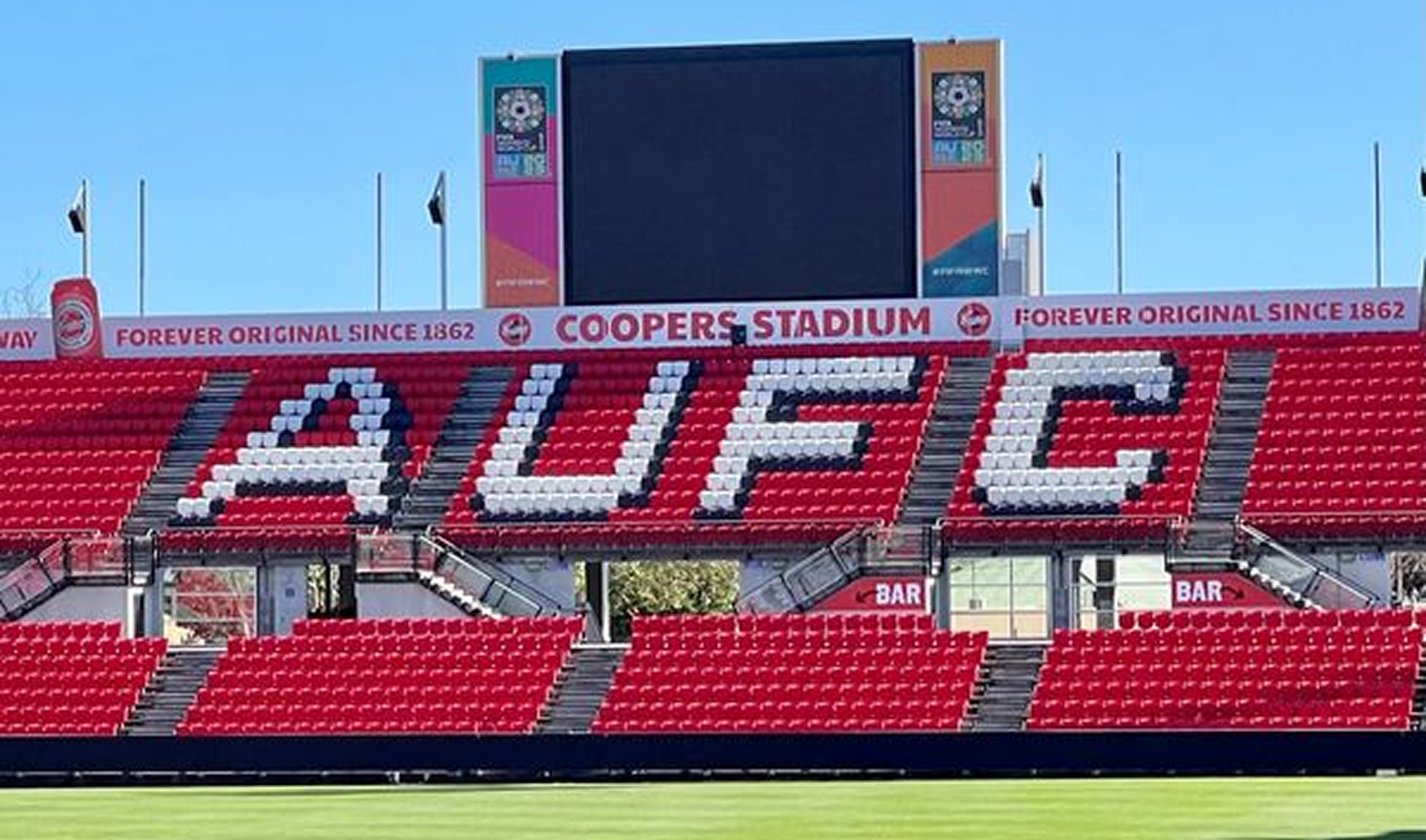 Coopers Stadium, a venue painting project by ACP